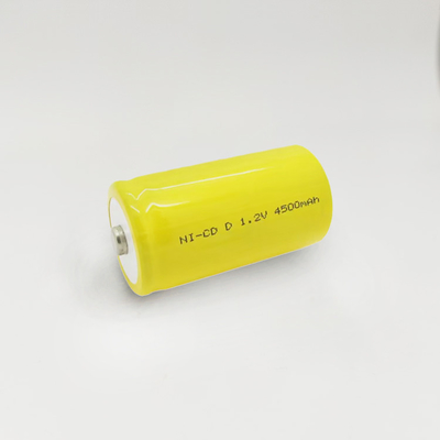 Batterie à haute température Ni-Cd 1.2V 4500mAh Charge et décharge Température -20°C~+70°C